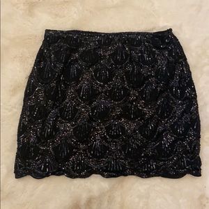 Sequin skirt